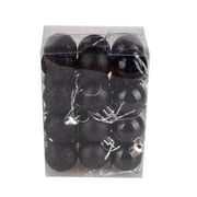 Bouanq 24Pcs Mini Christmas Balls Ornaments for Xmas Small Tree- Shatterproof Christmas Hanging Ball Decorations for Xmas Christmas Tree, Hanging Ball for Holiday Wedding Party Decoration